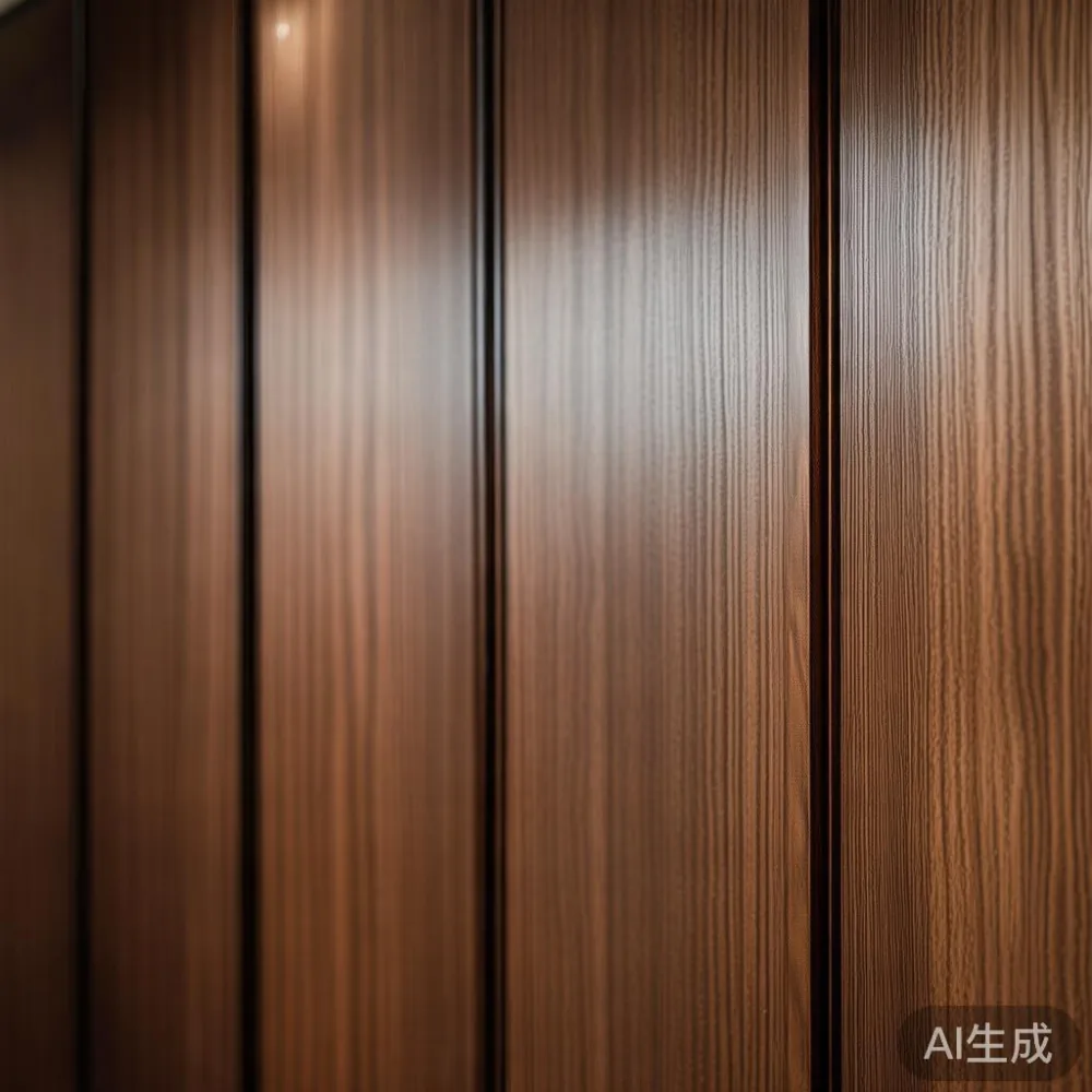 Gambar almari baju mewah di apartemen kondominium di KL