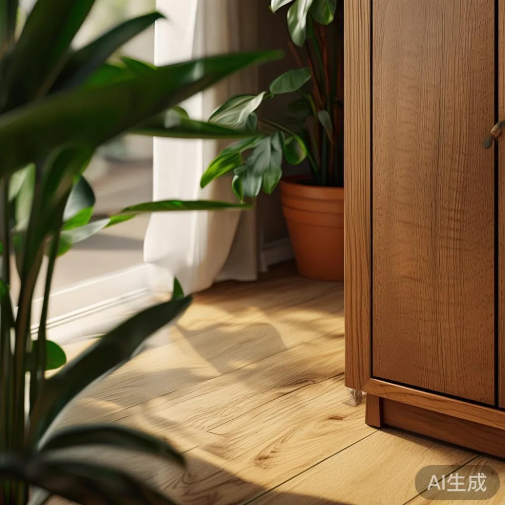 Apa Sebenarnya Yang Mendorong Harga Perabot Kayu Pepejal? — corner of a small condo apartment with wooden fl