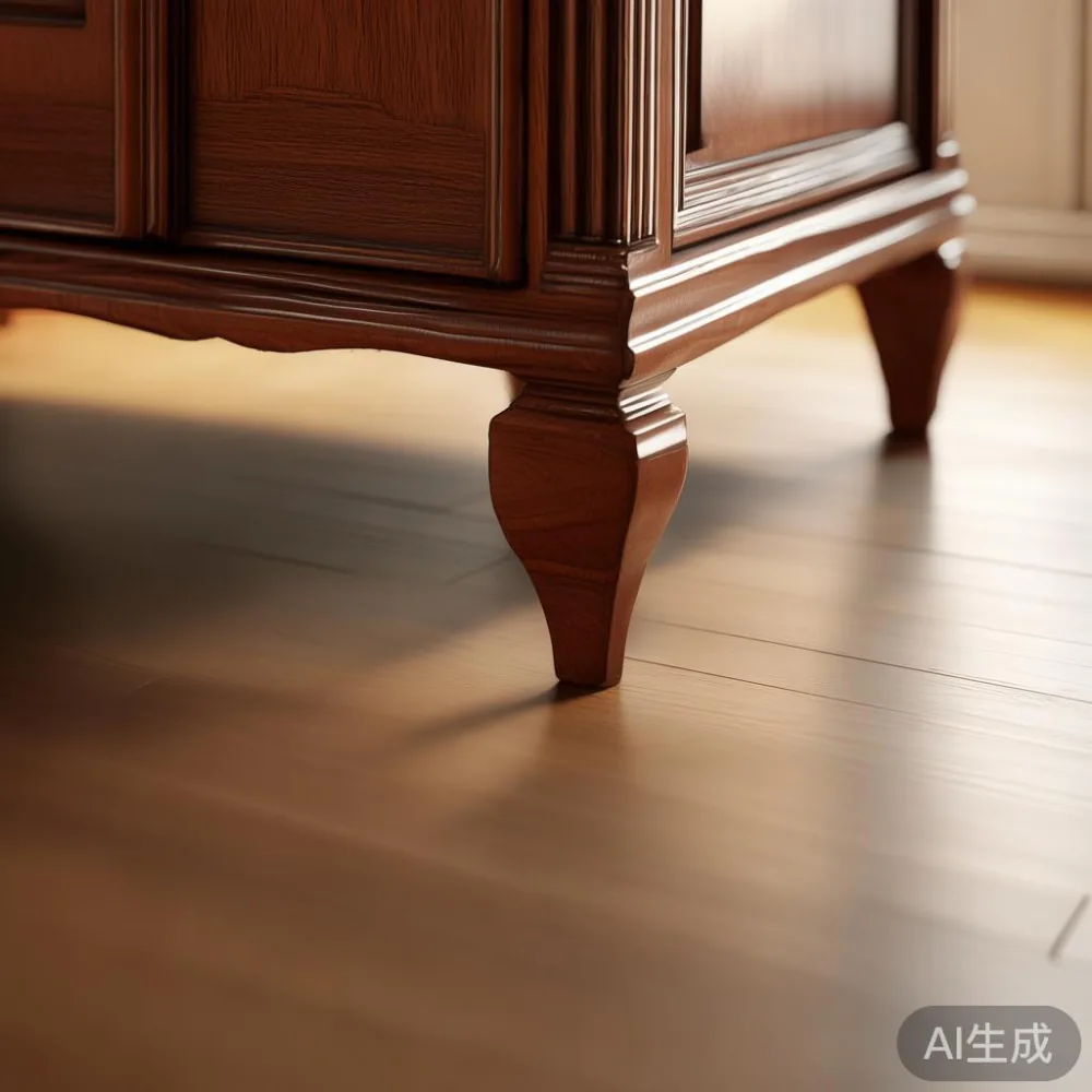 Apa Sebenarnya Yang Mendorong Harga Perabot Kayu Pepejal? — detail of the base and leg construction on a bed