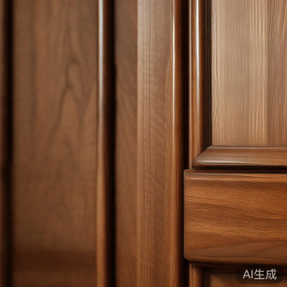 Kelembapan Tropika Asia Tenggara: Apa Yang Berlaku Pada Almari Baju da — close-up of the grain and joinery detail, shallo