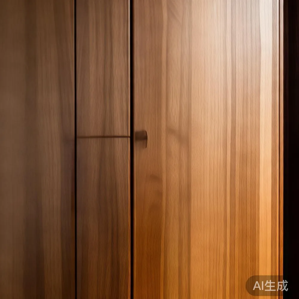 Cara Memadankan Perabot Kayu Pepejal dengan Gaya Hangat Minimalis — close-up of the grain and joinery detail, shallo